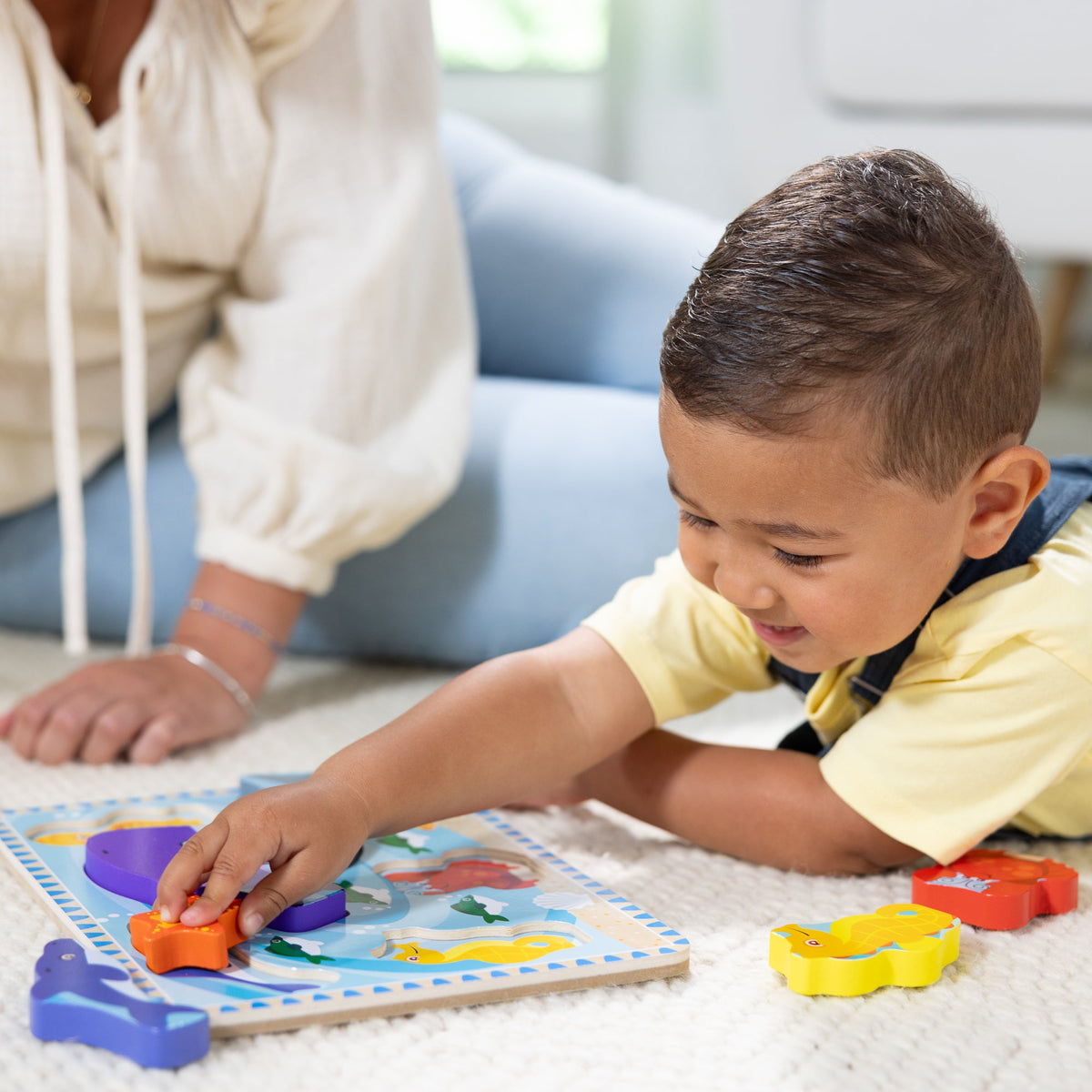 Educational Sea Creatures Chunky Puzzle - 7 Pieces