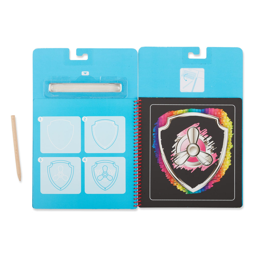 Educational PAW Patrol Scratch Art Pad - Skye