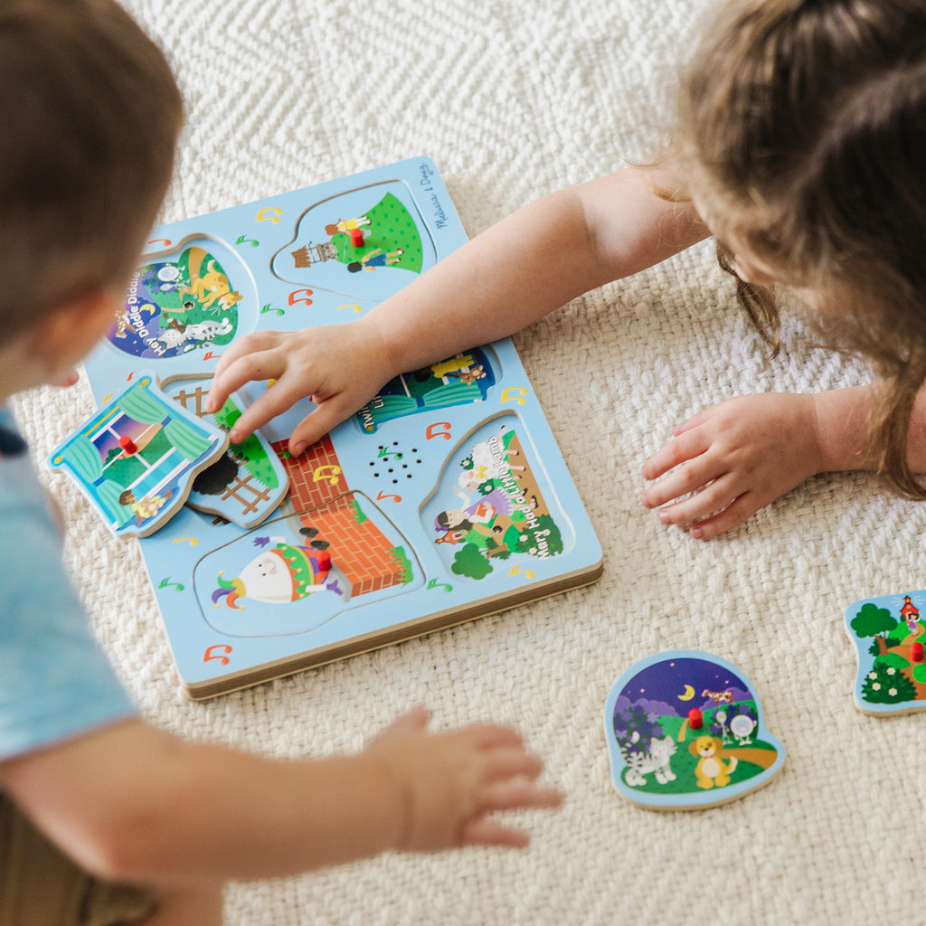 Educational Nursery Rhymes 2 Sound Puzzle - 6 PIeces