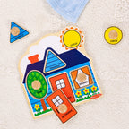 Educational First Shapes Jumbo Peg Puzzle - 5 Pieces