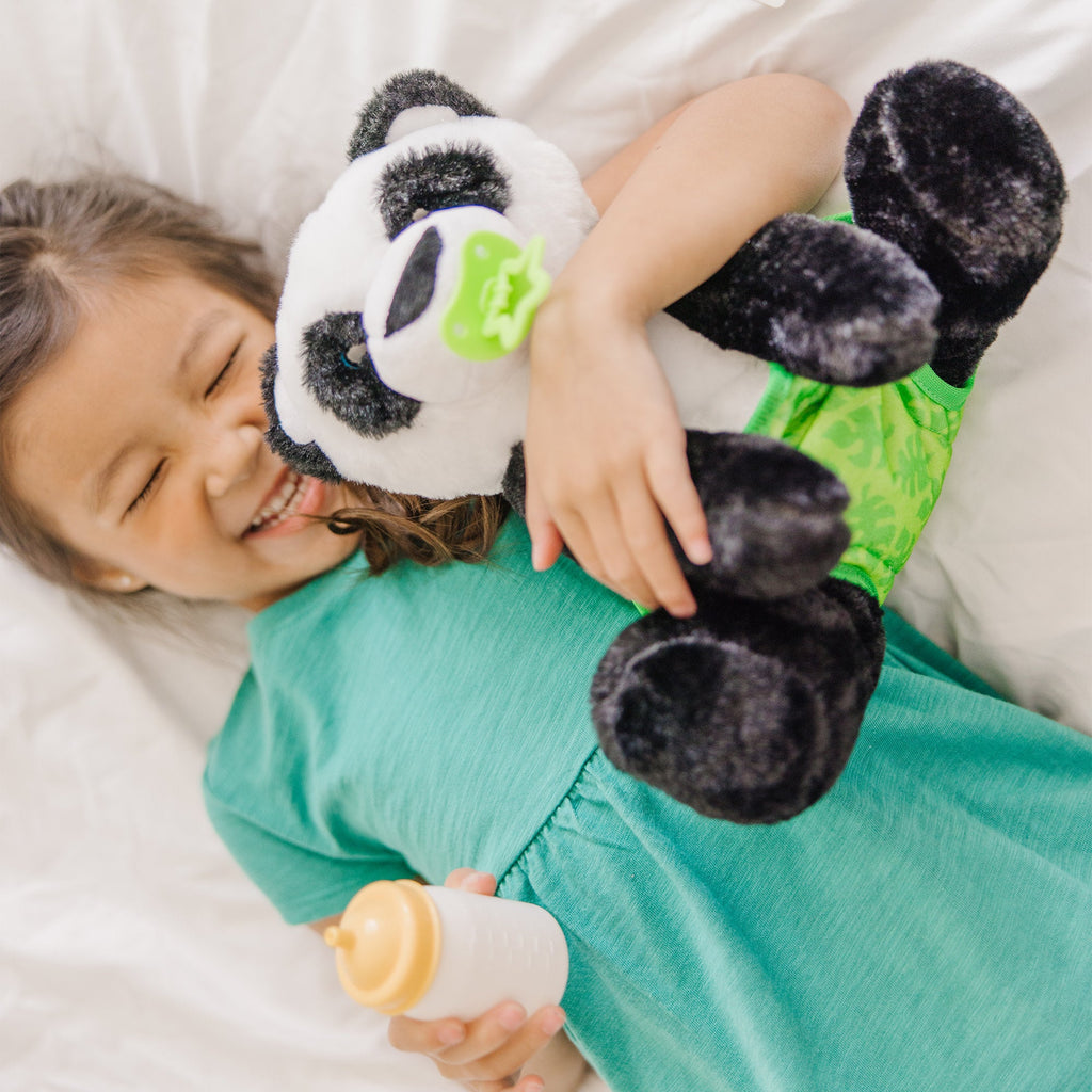 Educational Baby Panda Stuffed Animal