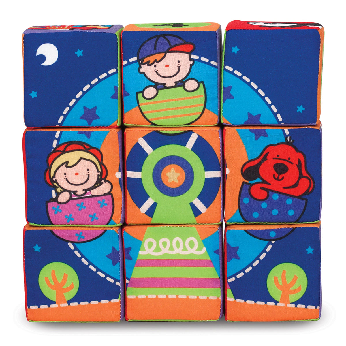 Educational Ks Kids Match and Build Soft Blocks