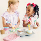 Educational Bake & Decorate Wooden Cupcake Play Set