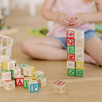 Educational Wooden ABC123 Blocks