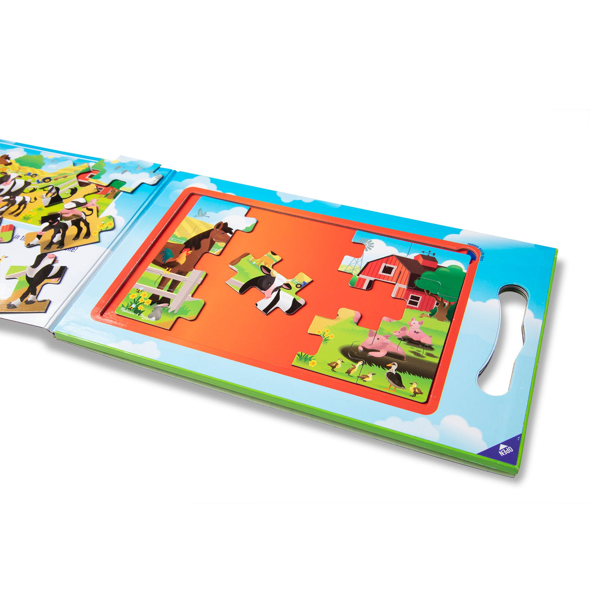 Educational Take-Along Magnetic Jigsaw Puzzles On the Farm