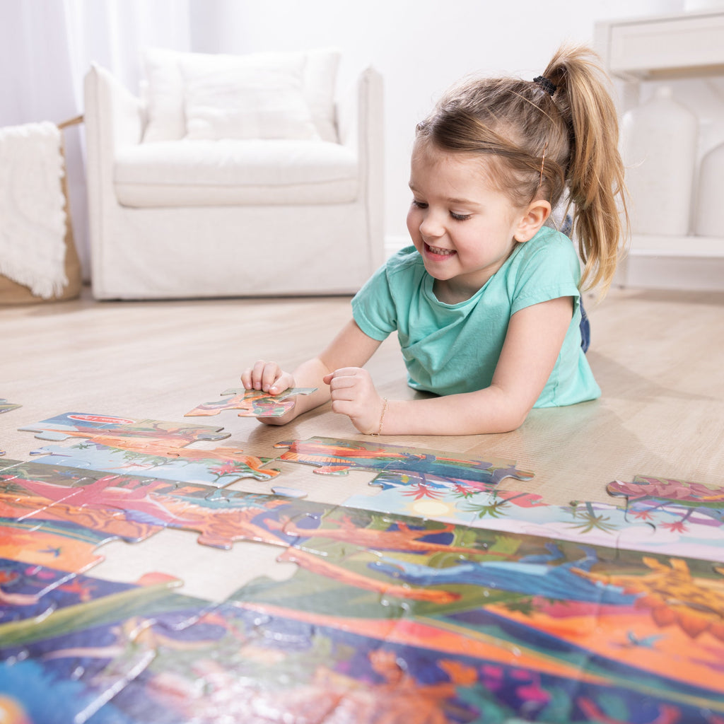 Educational Dinosaur Floor Puzzle - 48 Pieces