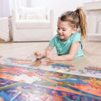 Educational Dinosaur Floor Puzzle - 48 Pieces