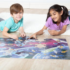 Educational Outer Space Glow-in-the-Dark Floor Puzzle 48 Pieces
