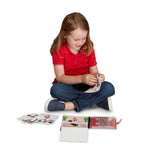Educational Make-a-Face Farm Reusable Sticker Pad On the Go Travel Activity