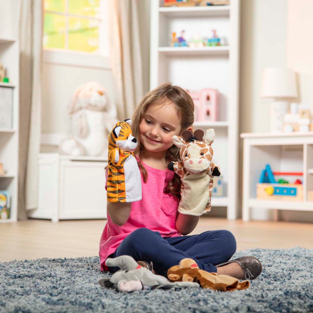 Educational Zoo Friends Hand Puppets