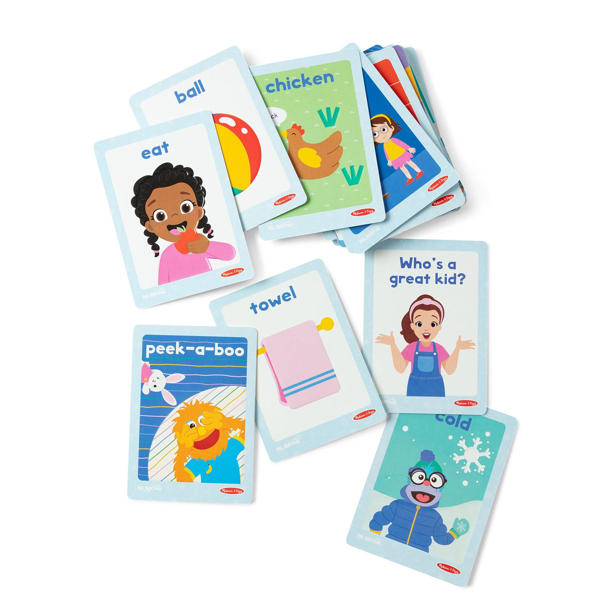 Educational Ms. Rachel First Words Sensory Cards