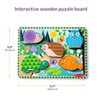 Educational Forest Friends Touch & Feel Puzzle