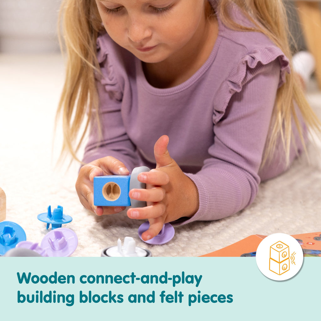 Educational Blockables Town Play Set