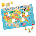 Educational Map Floor Puzzle - 51 Pieces