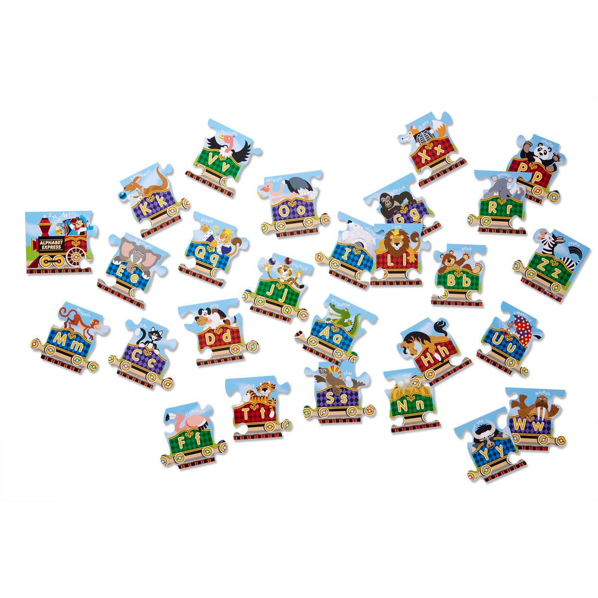 Educational Alphabet Express Floor Puzzle - 27 Pieces
