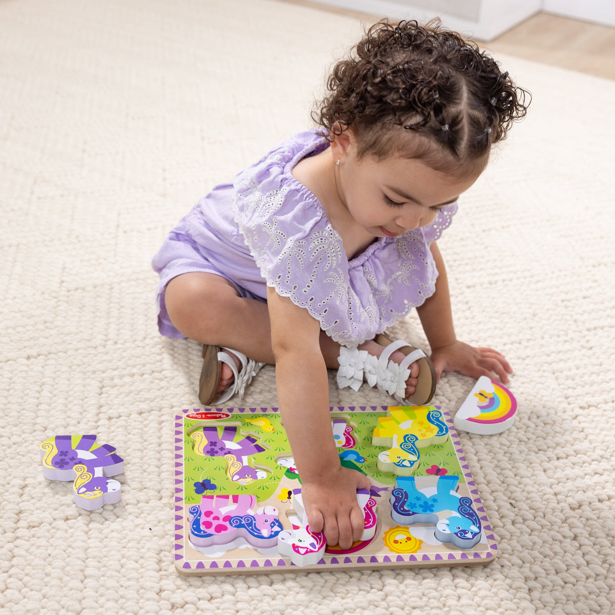 Educational Unicorn Chunky Puzzle 6 Pieces