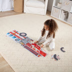 Educational Giant Fire Truck Floor Puzzle - 24 Pieces
