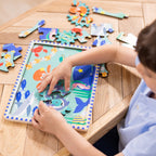Educational Wooden Underwater Gear Puzzle 18 Pieces