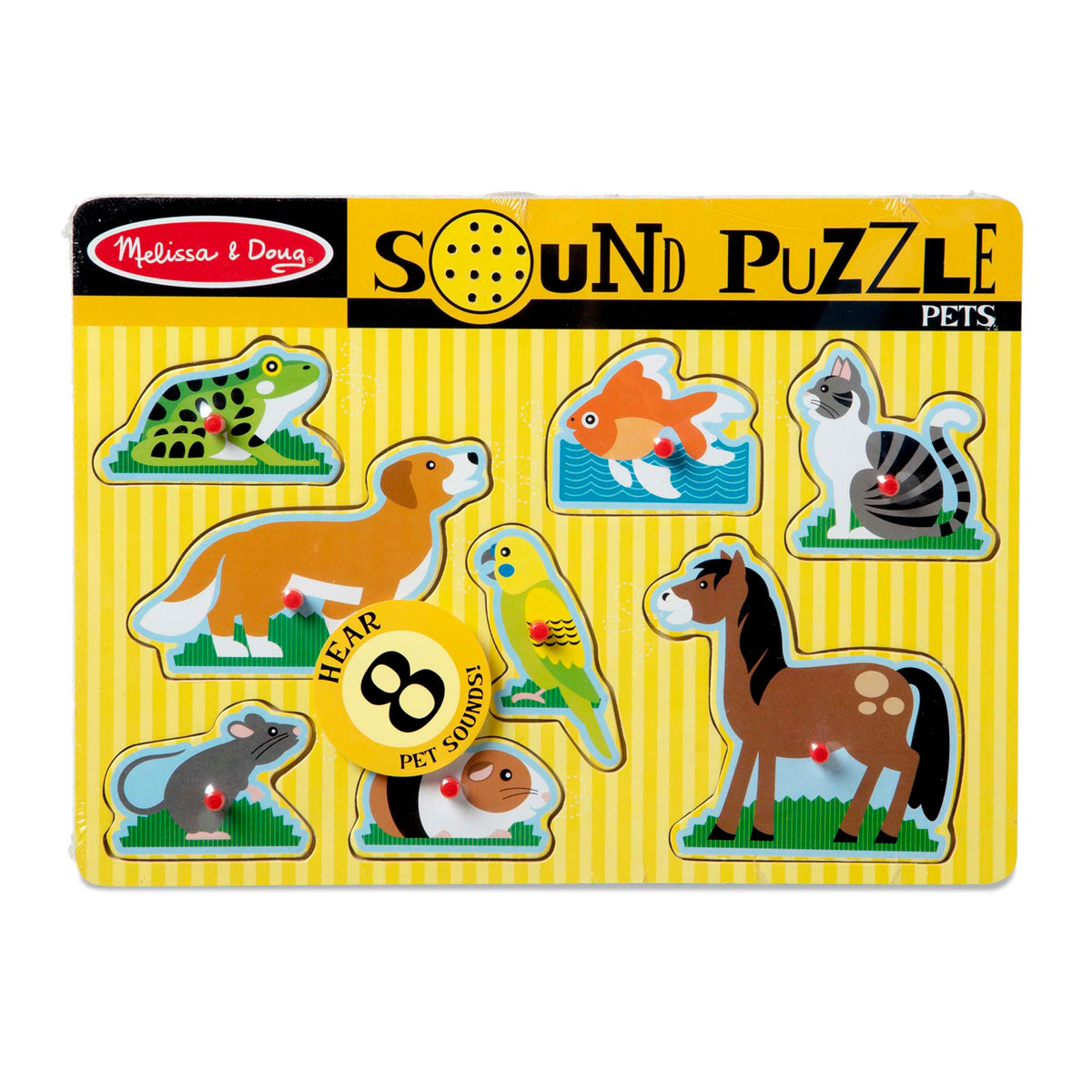 Educational Pets Sound Puzzle - 8 Pieces