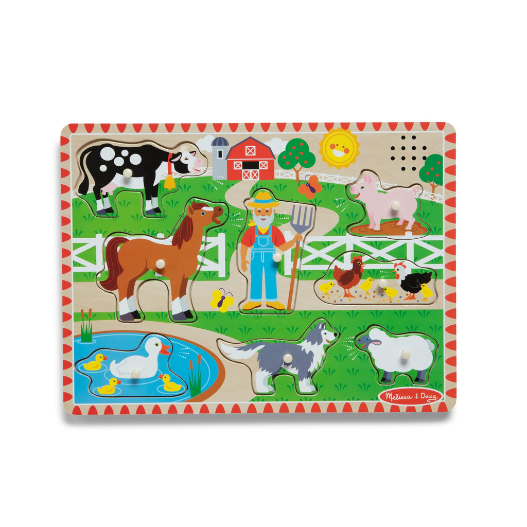 Educational Old MacDonalds Farm Song Puzzle - 8 Pieces