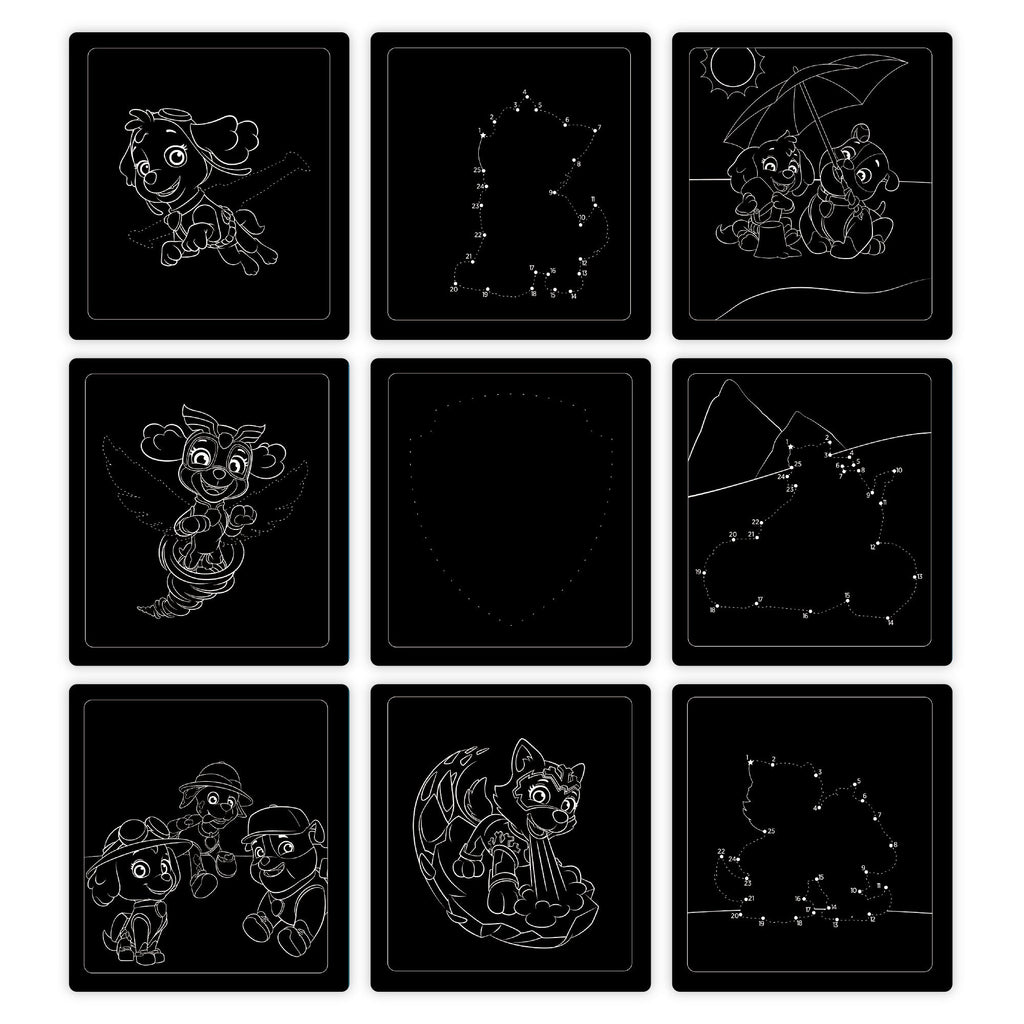 Educational PAW Patrol Scratch Art Pad - Skye