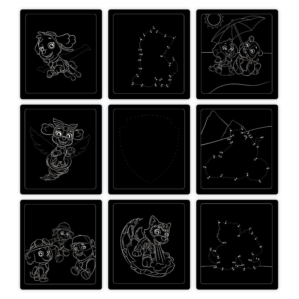 Educational PAW Patrol Scratch Art Pad - Skye