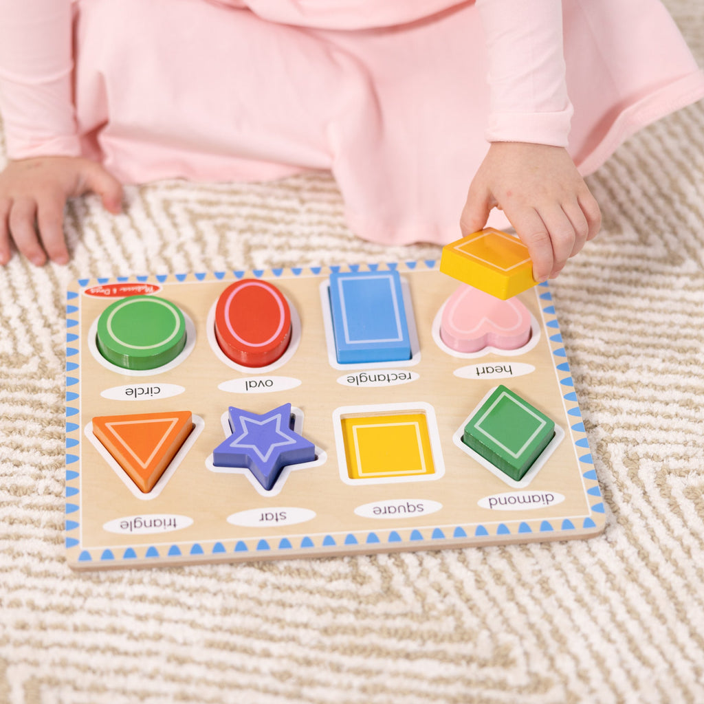 Educational Shapes Chunky Puzzle - 8 Pieces