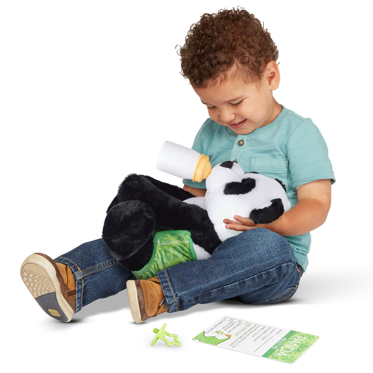 Educational Baby Panda Stuffed Animal