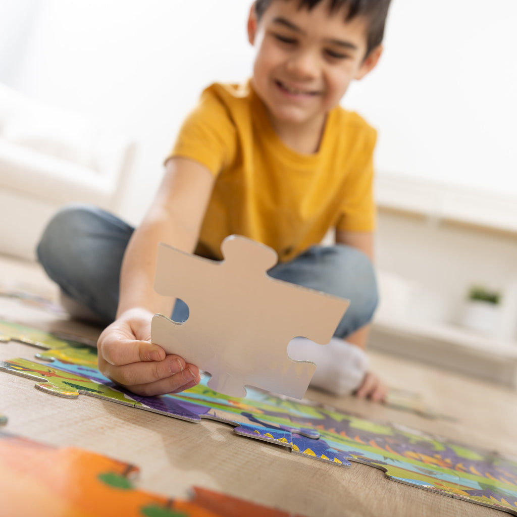Educational Land of Dinosaurs Floor Puzzle - 48 Pieces