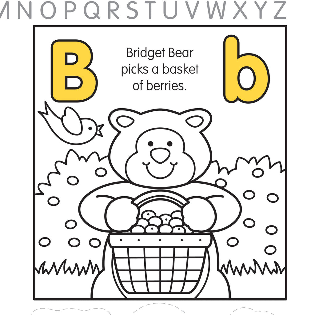 Educational Alphabet Activity Sticker Pad