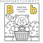 Educational Alphabet Activity Sticker Pad