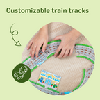 Educational Design Your Own Railroad Floor Puzzle