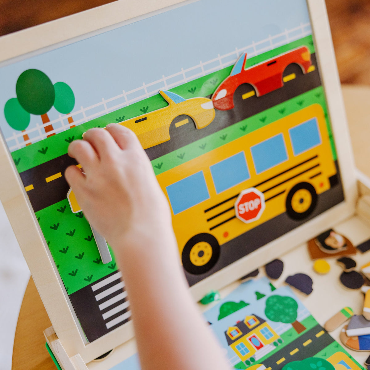 Educational Magnetic Matching Picture Game