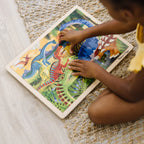 Educational Dinosaur Wooden Jigsaw Puzzle - 24 Pieces