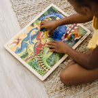 Educational Dinosaur Wooden Jigsaw Puzzle - 24 Pieces