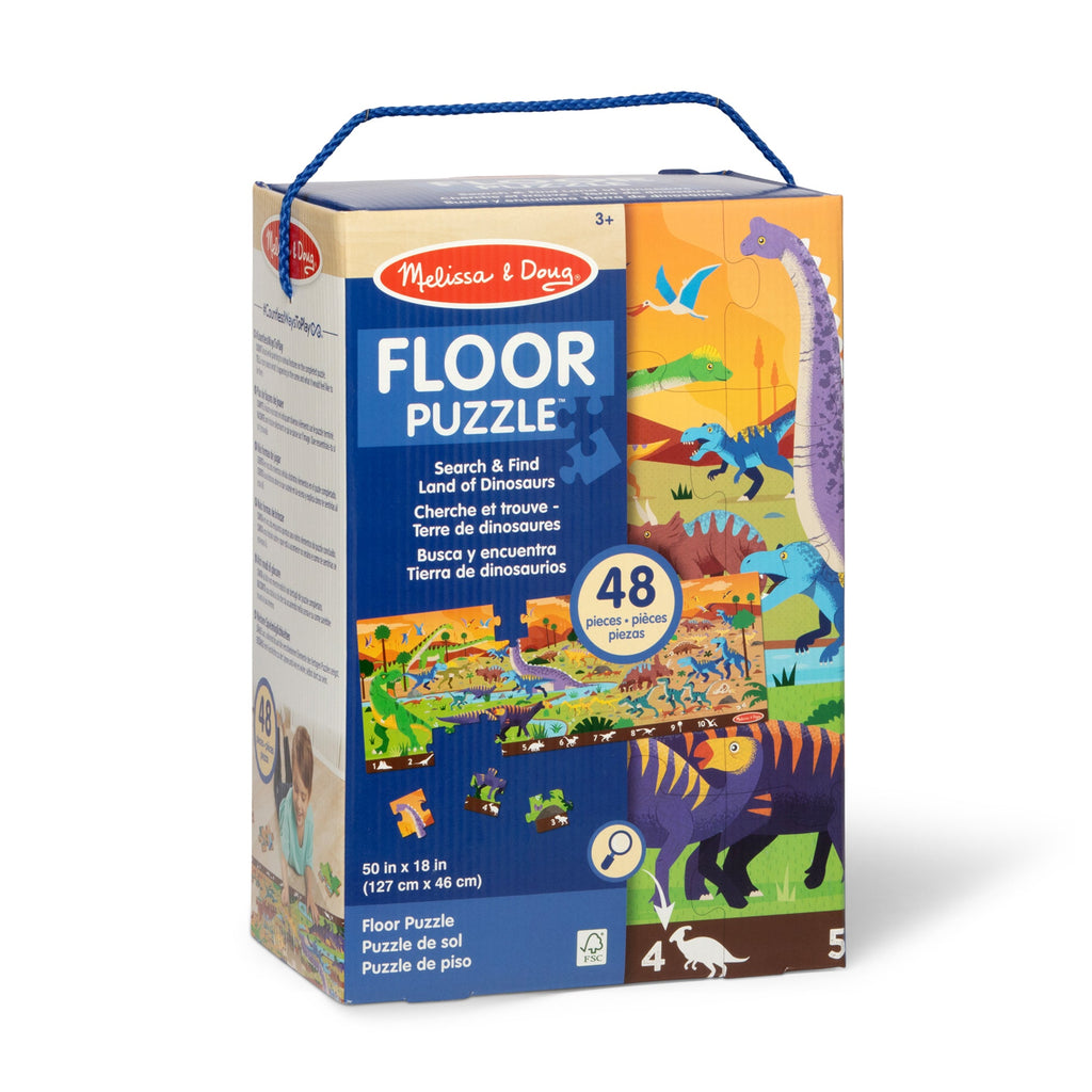 Educational Land of Dinosaurs Floor Puzzle - 48 Pieces