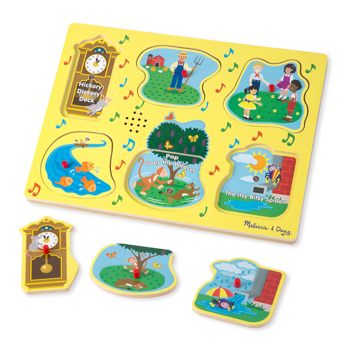 Educational Nursery Rhymes 1 Sound Puzzle - 6 PIeces
