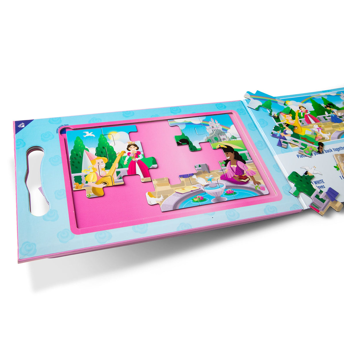 Educational Take-Along Magnetic Jigsaw Puzzles Princesses