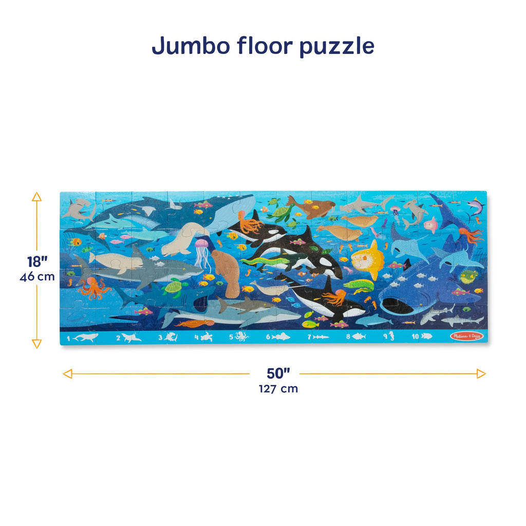 Educational Search & Find Beneath the Waves Floor Puzzle - 48 Pieces