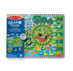 Educational Animal Chase I-Spy Wooden Gear Puzzle