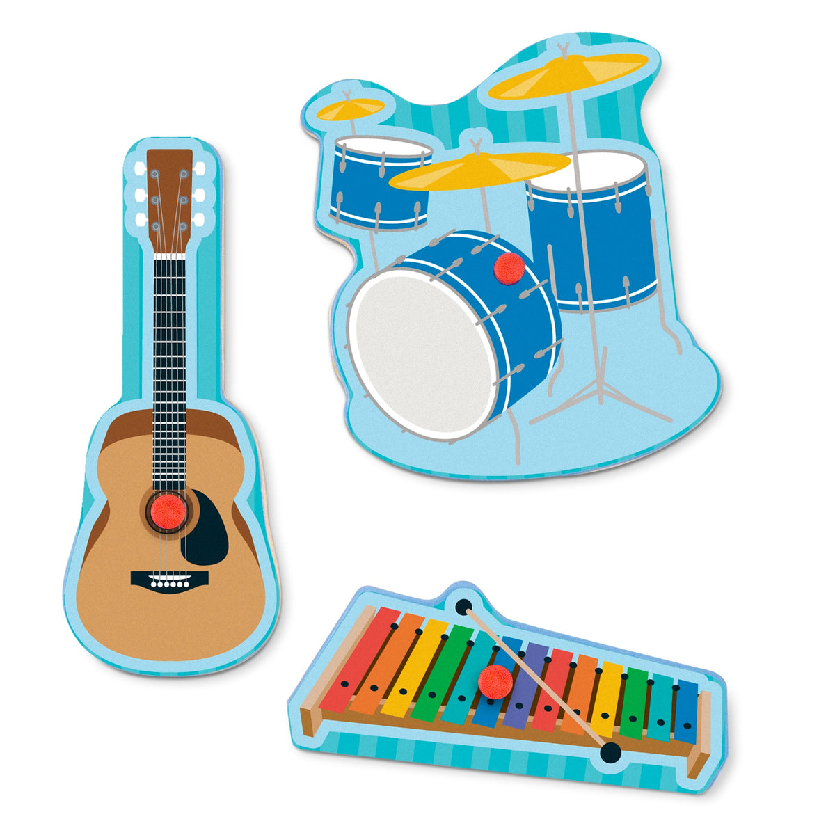 Educational Musical Instruments Sound Puzzle - 8 Pieces