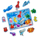 Educational Fishing Magnetic Puzzle Game - 10 Pieces