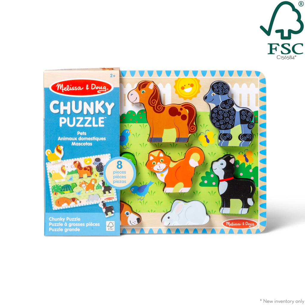 Educational Pets Chunky Puzzle - 8 Pieces