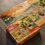 Educational Safari Floor Puzzle - 100 Pieces