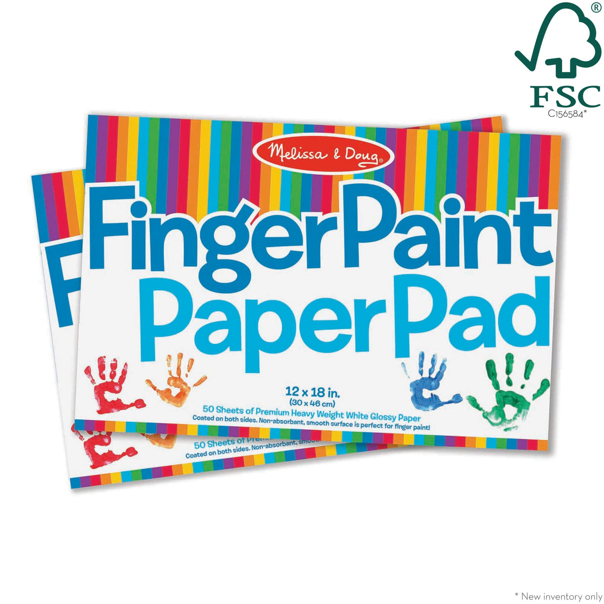 Educational Finger paint Paper Pad
