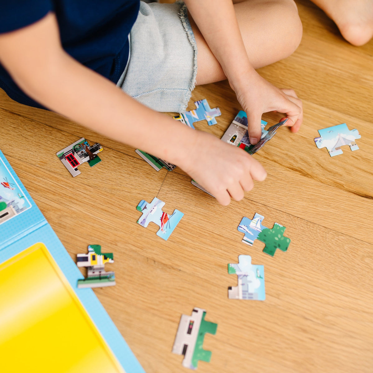 Educational Take-Along Magnetic Jigsaw Puzzles Vehicles