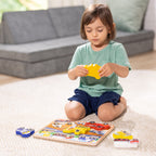 Educational Construction Chunky Puzzle - 6 Pieces