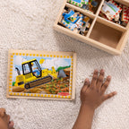 Educational Wooden Jigsaw Puzzles in a Box - Construction