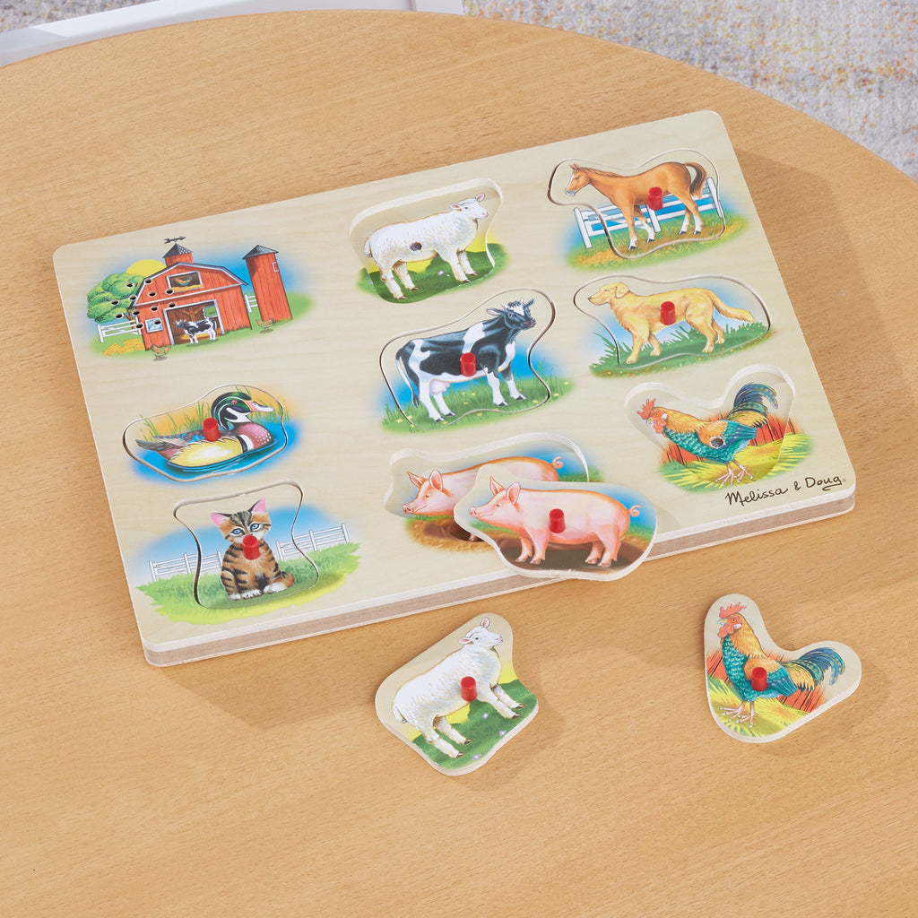 Educational Farm Sound Puzzle - 8 Pieces