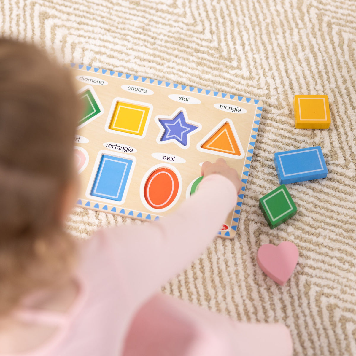 Educational Shapes Chunky Puzzle - 8 Pieces